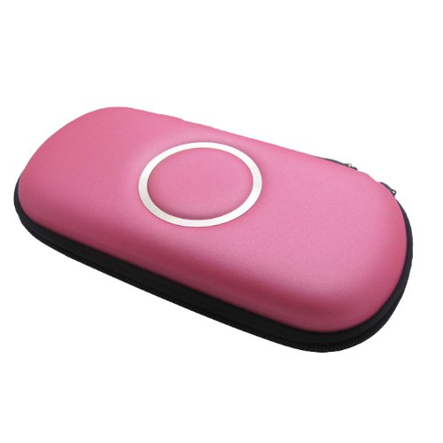 1X Твърд Калъф За Носене с Цип Чанта за Игра Калъф за употреба За Sony PSP 1000 2000 3000 Розово на fgc