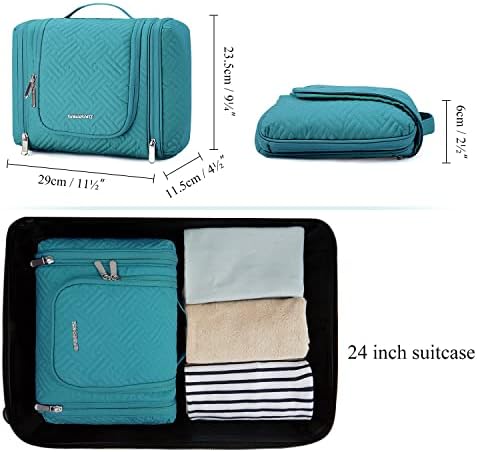 Чанта за тоалетни принадлежности BAGSMART, Пътен Органайзер за тоалетни принадлежности с извънбордов на една