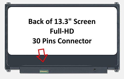 Fullcom Нов 13.3-инчов IPS Full-HD Лаптоп С led LCD-заместител на екрана/панел, Съвместим с INSPIRON 13 7348
