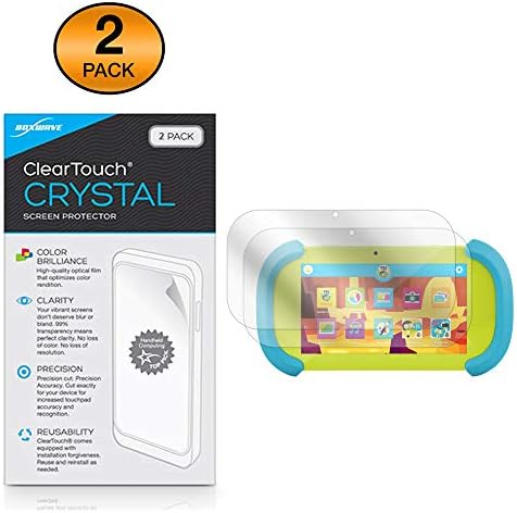 Защитно фолио BoxWave, съвместима с PBS Kids Дора Pad (Защитно фолио за екрана от BoxWave) - crystal ClearTouch Crystal (2 бр. в опаковка), HD филм Предпазва PBS Kids Дора Pad от надраскване