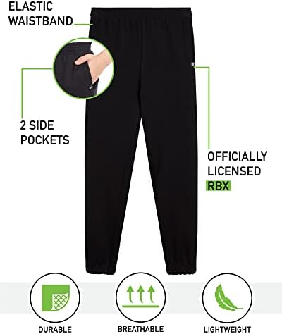 Спортни панталони RBX за момчета Active - Основни Изолирана спортни панталони за джогинг отвътре (2 опаковки)