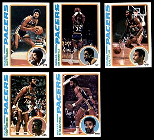 1978-79 Топпс Индиана Пейсърс Команден сет Индиана Пейсърс (сет) EX/MOUNT Пейсърс