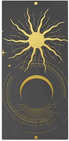 Кърпи за ръце от Микрофибър Sacred Geometry Eclipse Супер Впитывающее Бързосъхнеща Кърпа Гъба