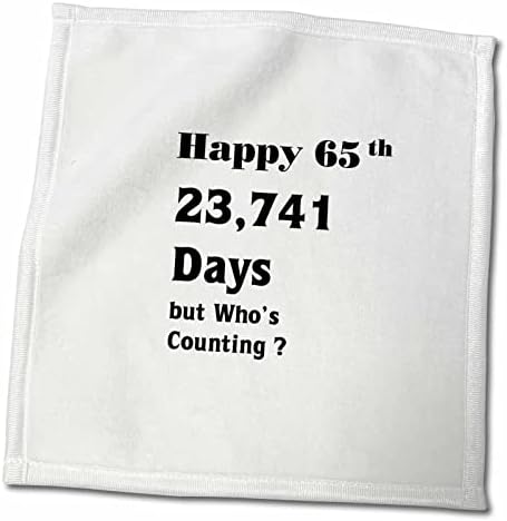 Кърпа TWL_203990_1 с 3D Принтом Рози на 65-ия рожден ден или Годишнина TWL_203990_1, 15 x 22