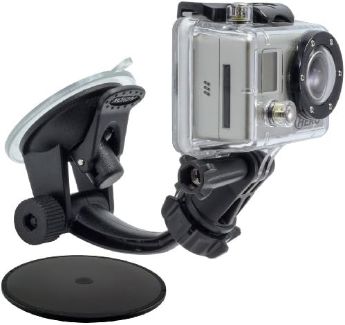Автомобилна стойка за закрепване на Предното стъкло или на таблото Arkon GoPro за Екшън камери GoPro Hero в търговията
