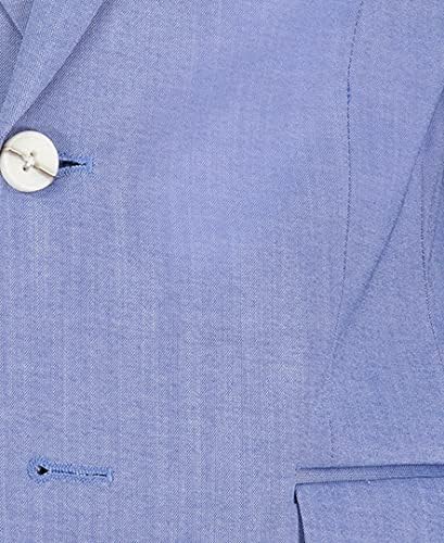 Мъжки яке-сако Calvin Klein, Однобортная закопчалката на 2 копчета, копчета за копчета и предните джобове с капаци