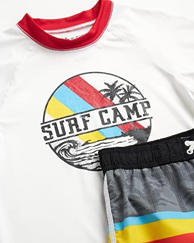 Комплект за предпазване от обриви на момчетата iXtreme - 4 предмета, купальная риза UPF 50 + и Бански за плуване