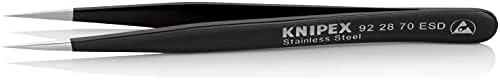 Точност пинсети Knipex 92 28 70 ESD ESD с тънък фитил