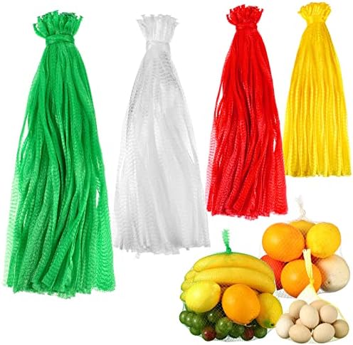 Zhengmy 500 Бр Мрежести Торбички за зеленчуци за Еднократна Употреба, Найлонови Пакети за Зеленчуци, Лук, Плодове, хранителни