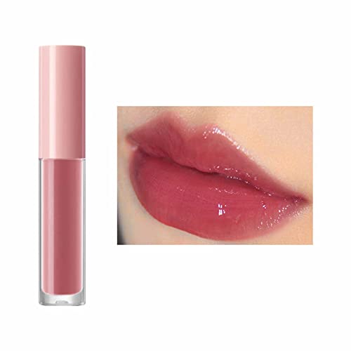 WGUST Lip Gloss Flavo Подхранване на Не-мазен блясък за устни Дълготрайна хидратация И определянето на цвят Гланц за устни