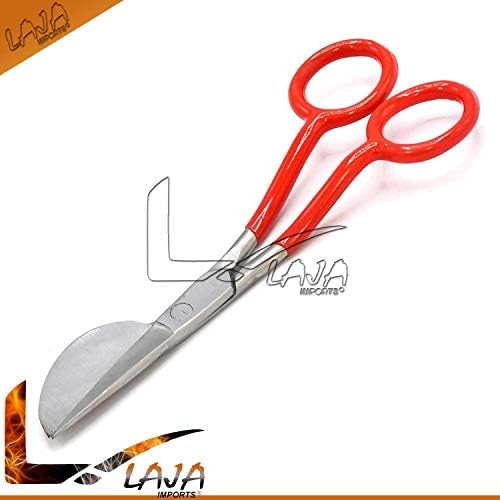 LAJA Внася Ножици за апликации с острото на ножа за Патешко клюн на дължина от 6 сантиметра под формата на лопатка
