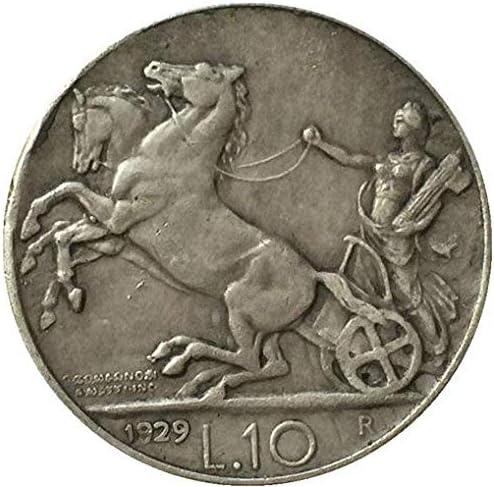 1929 Италия Монети по 10 Лири Копие на Копие на Подарък за Него