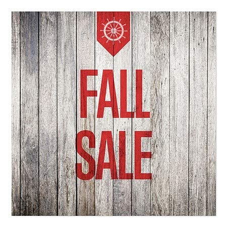 CGSignLab | Есенна разпродажба -Перваза на прозореца от дърво в морски стил | 12 x12