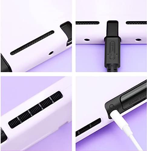 Нов защитен калъф за мека черупка NS OLED Бял цвят, който е съвместим с OLED-конзоли Nintendo Switch и контролери