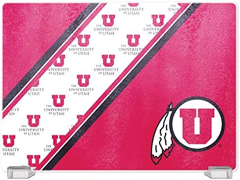 Дъска за рязане от Закалено Стъкло NCAA Utah Utes с Поставка за дисплея