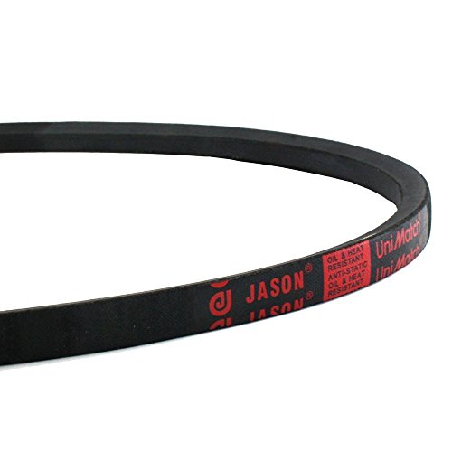 Клиновой колан на Джейсън Industrial A41 4L430, Секция A / 4L, естествен каучук / SBR / Полиестер, Външна дължина 43 инча, ширината на горната 1/2, дебелина на 11/32 инча