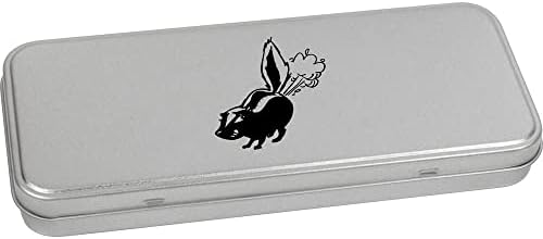 Метална Лидице кутия за съхранение на Azeeda 80 мм Пукающий Скункс на панти (TT00188373)