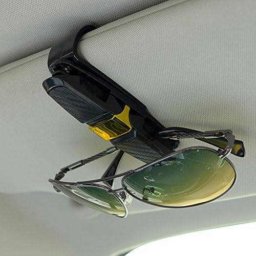FineGood 2 Опаковки за Притежателите на точки за Слънцезащитен козирка на автомобила, слънчеви очила, щипка за очила с клипс