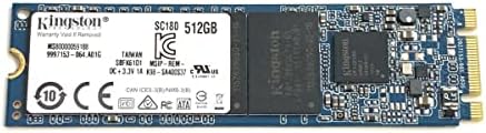 Kingston SSD 512 GB M. 2 2280 SATA 6 Gb/сек. Твърд диск серия SC180 за Десктоп Работна станция, Лаптоп Dell, HP, Lenovo