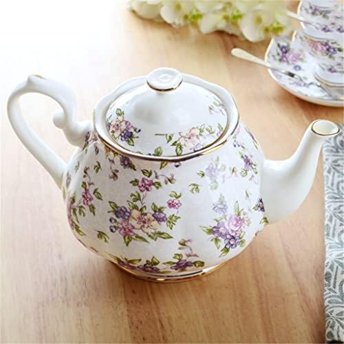 HDRZR Цвете ротанговый чайник в пасторальном стил, комплект чаши, керамични кана, чаена чаша, следобеден чай, домашен чай