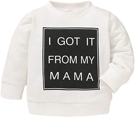 Пуловер с принтом Мама/Татко-най-Добрият ми Приятел За малки момичета, Ризи с дълъг ръкав, Пуловер, Есенно-Зимни