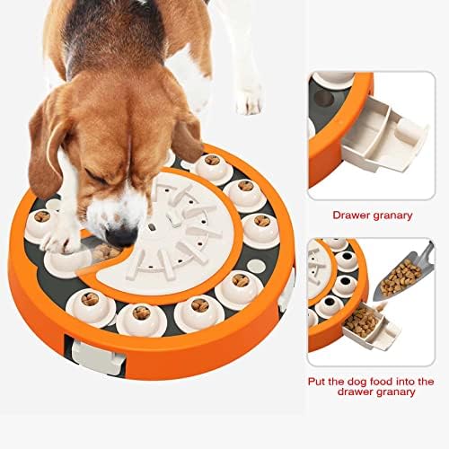 Играчка-Пъзел игри за Големи Кучета, Играчки За Хранене Лакомство За Кучета, Захранващи За Подаване на Фураж на Ниво 3 2 1
