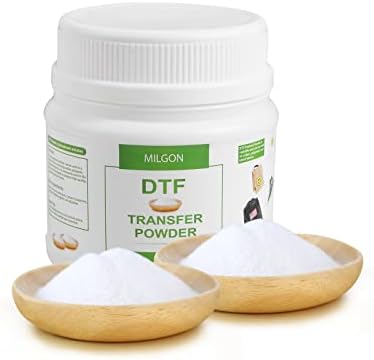 DTF Powder White - Прах за пренасяне на тъкани за печат на тениски със собствените си ръце-струйни принтери
