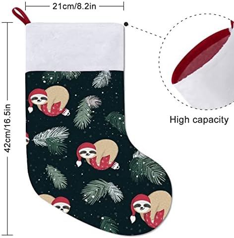 Сладки Бебешки Ленивцы Персонализирани Коледни Чорапи Домашна Коледна Елха Висящи Украса За Камината