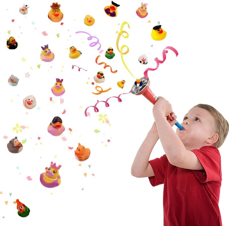 Асортимент от играчки за баня XY-WQ Rubber Duck в 25 опаковки - Патица-на Плувка, за деца - Аксесоари за детски душ - Сувенири, за партита, рожденни Дни, плуване и много други (25