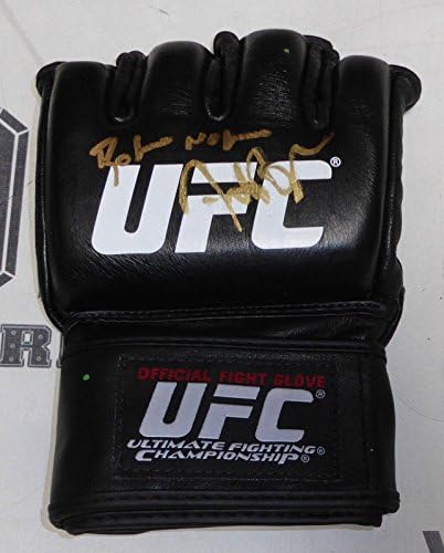 Антонио Родриго и Рожерио Nogueira Подписаха Официалната Бойна Ръкавица UFC PSA/ DNA COA 2 - Ръкавици UFC с Автограф