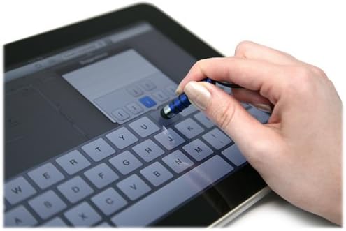 Стилус BoxWave за Microsoft Surface Duo 2 5G (Stylus Pen от BoxWave) - Мини Капацитивен стилус с малък гумен фитил, Капацитивен