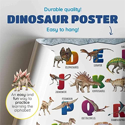Модул за обучение Плакат с Динозавром ABC, Декорация във формата на Динозавър за детска стая, Алфавитная Таблицата