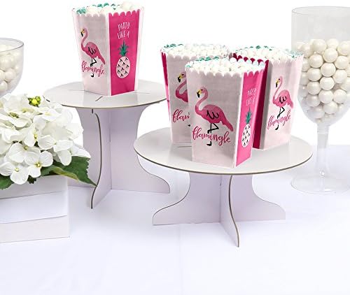 Розово фламинго - Парти в стил Ананас - Кутии за предложения под формата на Пуканки в полза на Тропическа