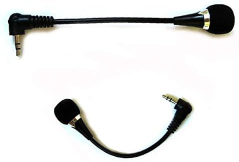 ZLDQBH Гъвкав Конектор 3.5 мм Мини Микрофон Микрофон за КОМПЮТЪР, Лаптоп, Настолен Skype Yahoo Черно Щепсела и да Играе.