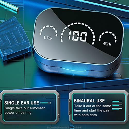S320 Bluetooth Слушалки Безжични Слушалки в ушите Стереозвук Спортни тапи за уши с Огледален Дизайн Led Smart дисплей ZG9
