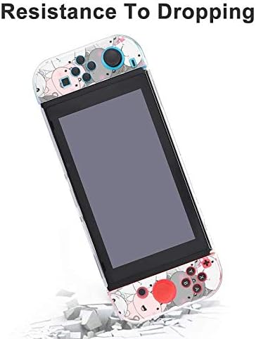 Калъф за Nintendo Switch Сладко Хипопотама Твърд Защитен Калъф Смешни Fun Fashion Cool Switch Слот Скинове за Момичета И Момчета