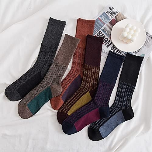 LSDJGDDE / Дамски чорапи, Зимни и Пролетни Модели, Чорапи с Въртяща Дрямка, Къса Тръба, Подходяща За Обикновена Мода,