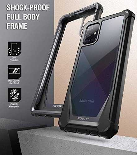 Калъф серия Гардиън Poetic за Samsung Galaxy A71 4G, [не е подходящ за версия на Galaxy A71 5G], пълен размер