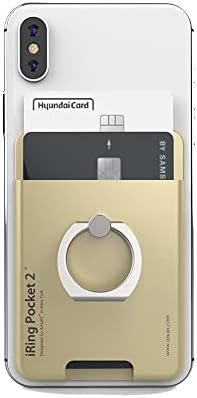 AAUXX iRing Pocket2 UMS-IR03PKGD2 Джоб с пръстен за очи 2, Защита от падане на смартфон, Обезопасена дръжка и Преносима