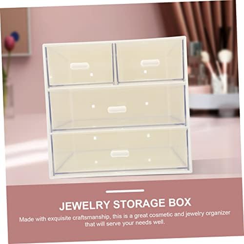 Кутия Cabilock Кутия за Чай от Пакетчета Кутия Органайзер за съхранение на козметика Кутии Органайзер За Грим
