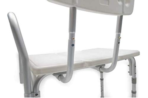Пейка за носене баня Lumex за всеки ден и стол за душ - дизайн от непромокаема пластмаса и алуминий - 7927KD-1