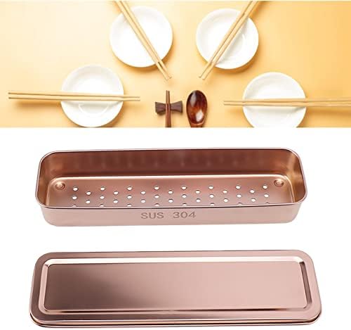 Кухненски кутия за съхранение на пръчки, лек, практичен лаптоп интелигентен дренажна тава за прибори с капак