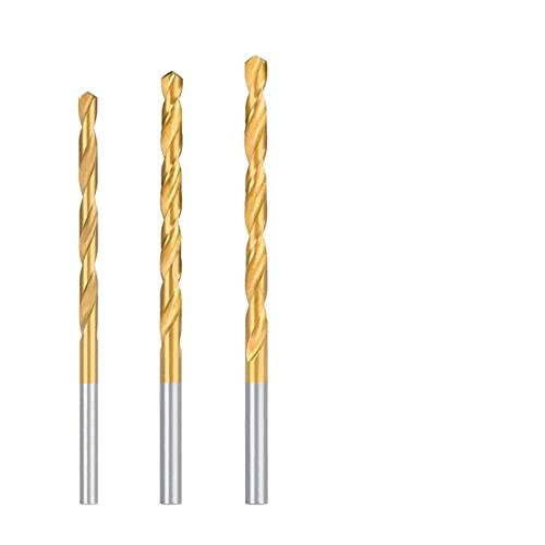 Спиральное тренировка 0,5-4,0 мм, тренировка с Метален отвор, Дървообработващи Инструменти с покритие за тренировки за Метал от Неръждаема Стомана 10 бр. (Цвят: 1,0 мм в о
