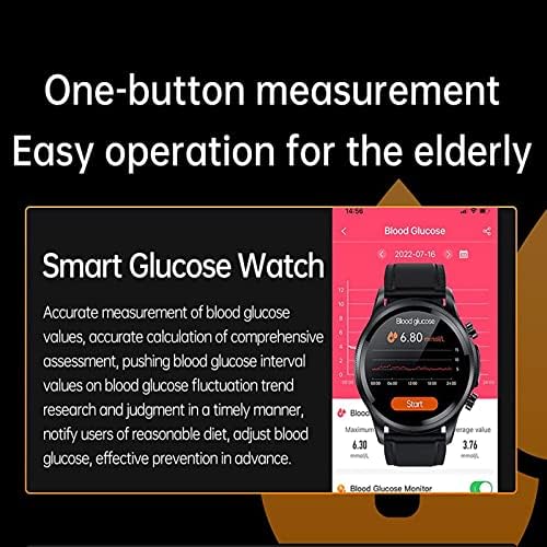 Оригинални умен часовник Geekran, Модни Умни часовници с Bluetooth, Умни часовници за наблюдение на нивата на глюкоза