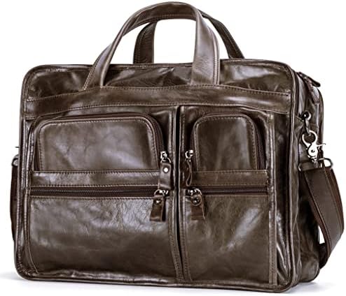 GKMJKI Голяма Мъжка чанта, Модерен Мъжки Функционален Офис Пътни чанти-незабавни посланици, мъжки 14-Инчови чанта през рамо