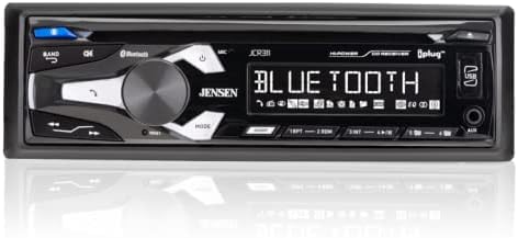 JENSEN JCR311 10 Знаков LCD дисплей На Един DIN Стереоприемник и Metra 70-1817 Теглене на Кабели Радио за Chrysler/Jeep 1984-2006