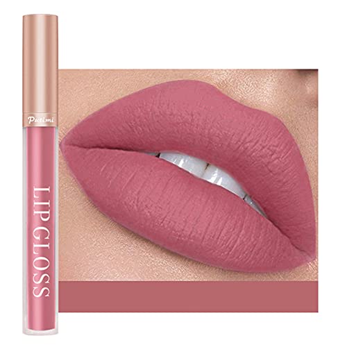 Блясък за устни Цветен Пигмент Розово Червило Цвят Глазура Lipmud Lip Air За Избор Velvet 8 Туба с Гланц за устни Mist (A, един размер)