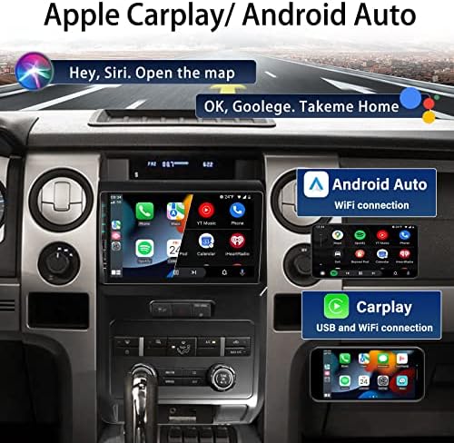 2 + 32G Android 11 Автомобилна стерео система за Ford F150 Raptor 2009-2012 с Apple Carplay Android Auto, 9 HD Сензорен