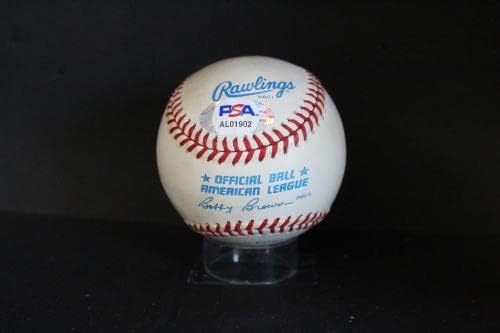 Бейзболен автограф с автограф Били Мартин Auto PSA/DNA AL01902 - Бейзболни топки с Автографи