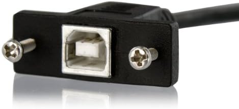 StarTech.com USB кабел за закрепване на панел с дължина 3 метра от B до B - F/M - USB удължителен кабел за закрепване на панел